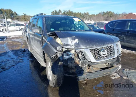 2011 Nissan Pathfinder S z USA, uszkodzony, nr VIN 5N1AR1NB3BC629095
